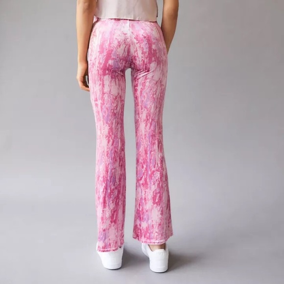 URBAN OUTFITTERS Velvet Low Rise Flare Pant - Picture 3 of 4